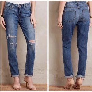 NWT Paige Jimmy Jimmy Boyfriend Skinny Jeans Sz 27 Brady Deconstructed Z378